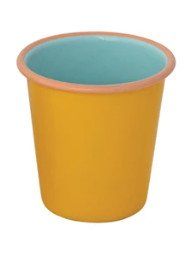 Enameled Shot Glass Yellow