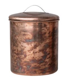 Stainless Steel Canister, Copper Finish, XL