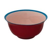 Enameled Pinch Pot Red
