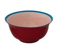 Enameled Pinch Pot Red