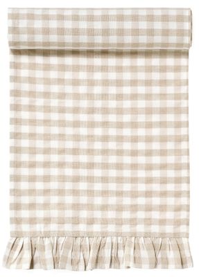 Table Runner Gingham w/Frills