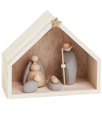 Wooden Nativity Set of 5