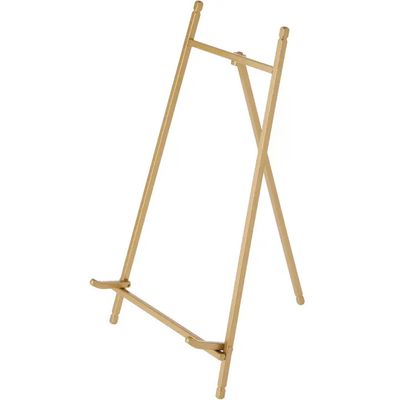 Satin Metal Easel 12" H X 7" W X 7.75" D
