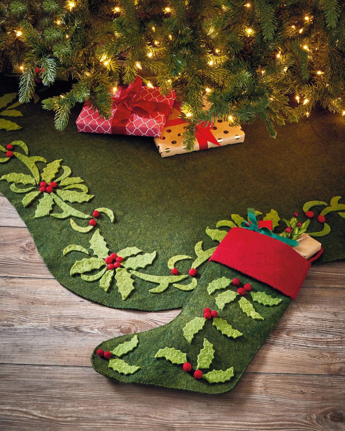 Christmastime Felt Stocking