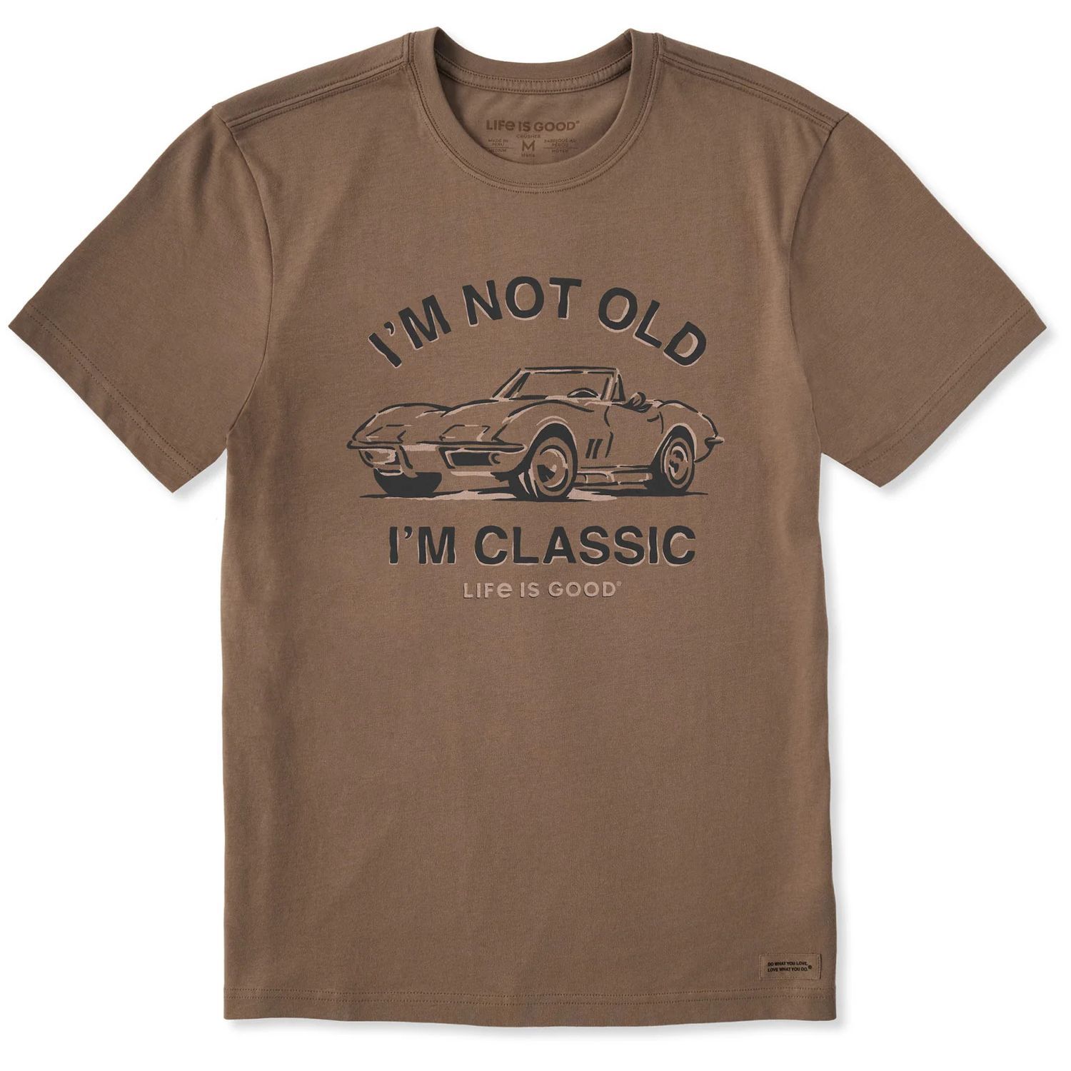 Life is Good Men's I’m Classic Sports Car Tee, Size: MD