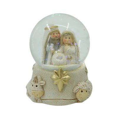 Mini Nativity Snow Globe Figurines