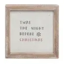 Mini Framed Sign, Style: Christmas