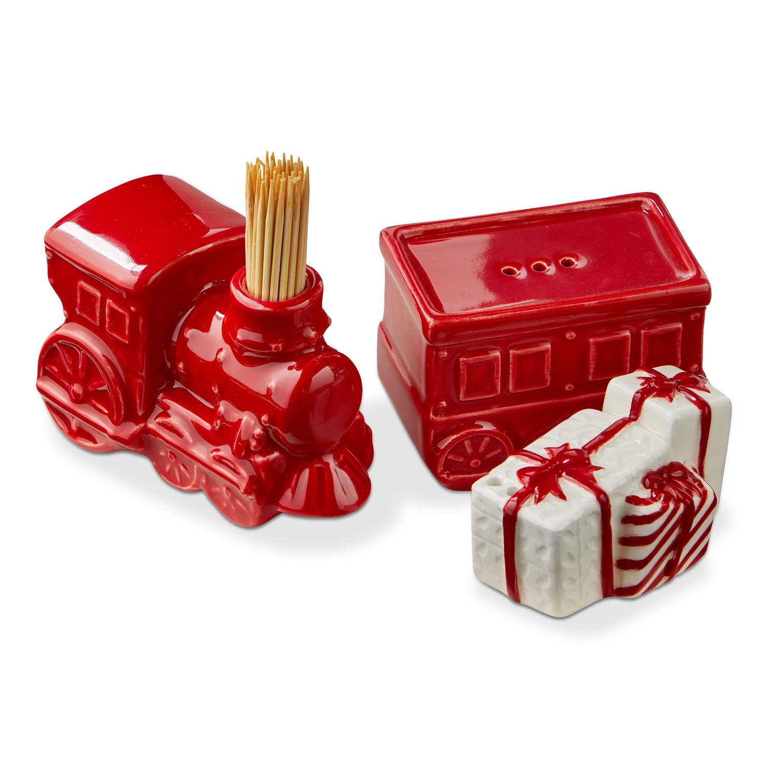 Train Toothpick Holder and S&amp;P Set