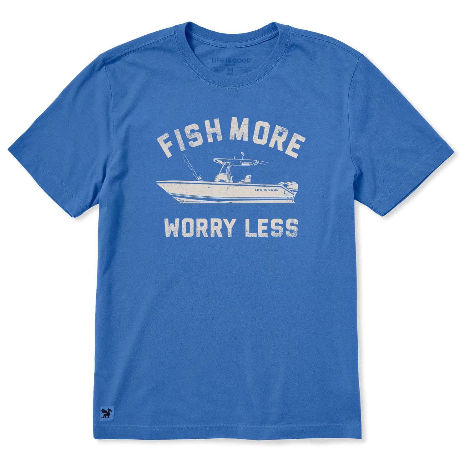 Life is Good Men's Fish More Boat Tee, Size: MD