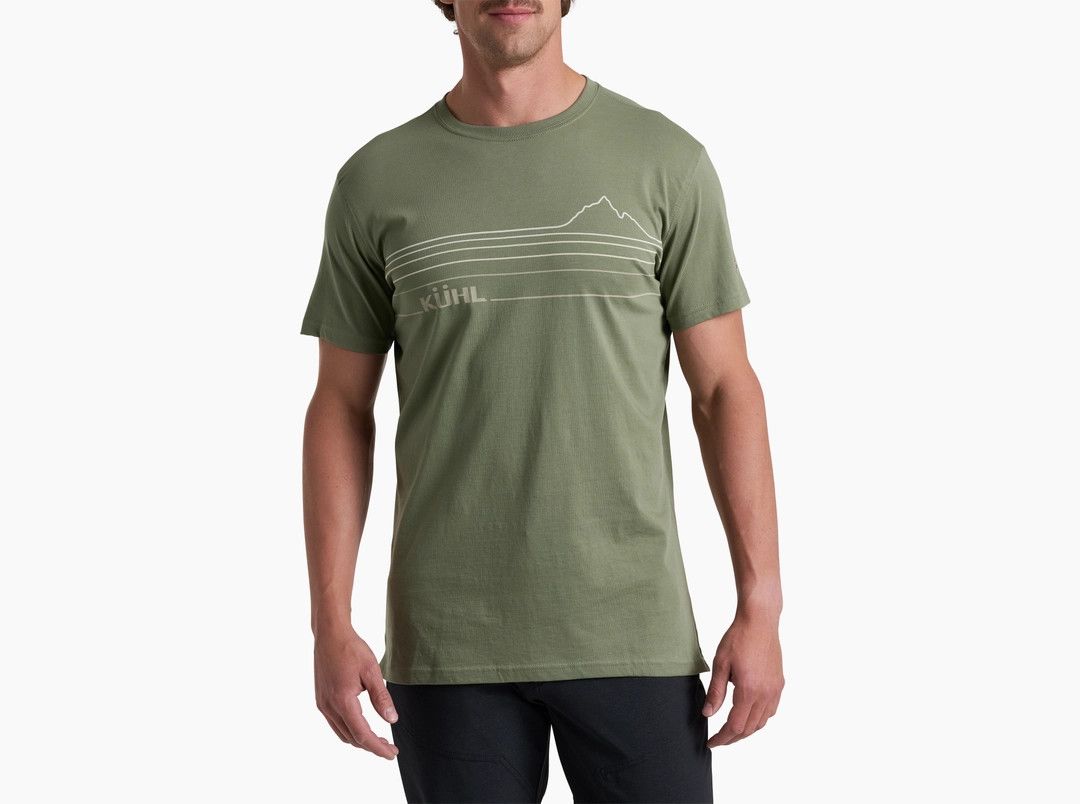 KUHL Men's Mountain Lines T, Color: Slate Green, Size: MD