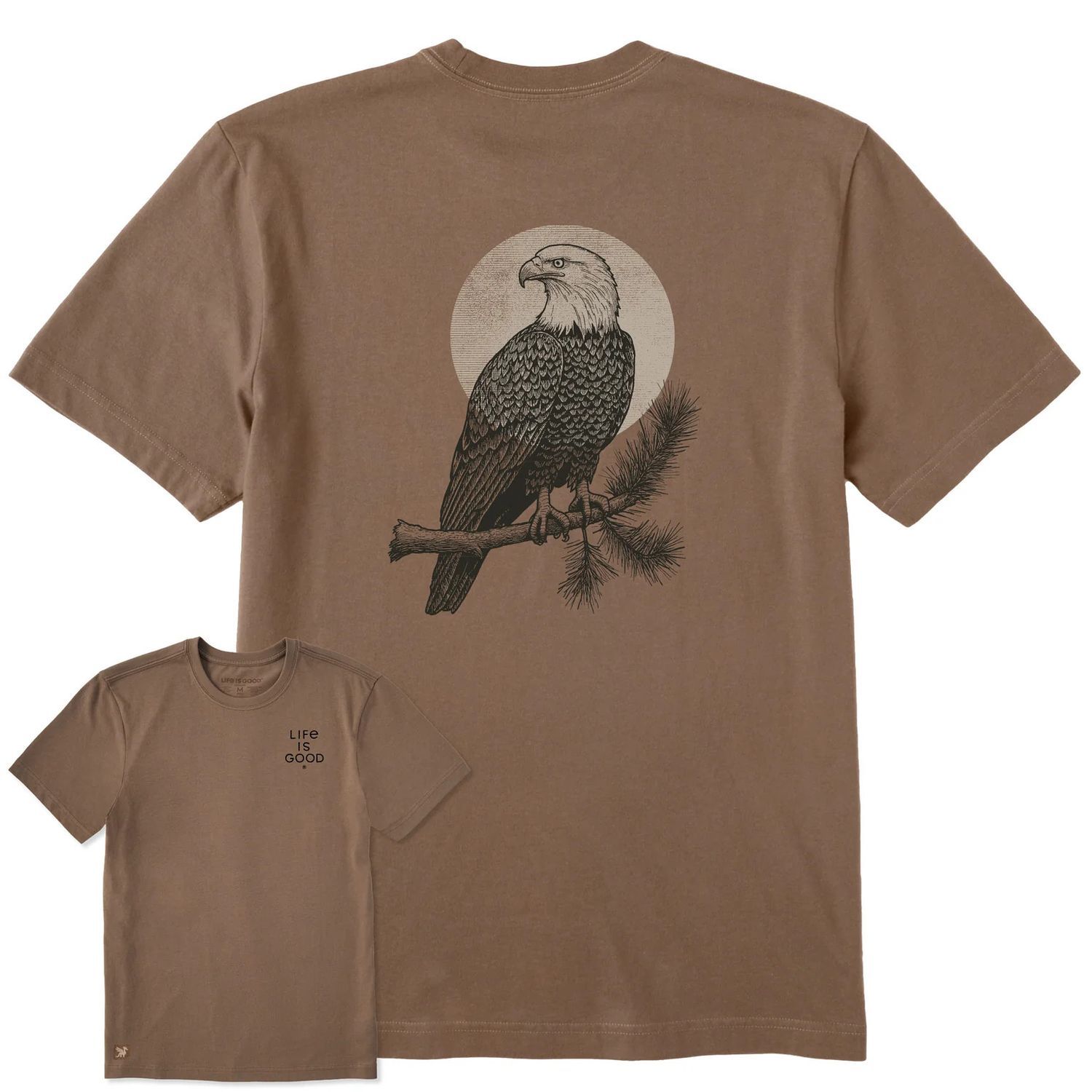 Life is Good Men's Eagle Moon Tee, Size: MD