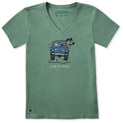 Life is Good Women's Jackie ATV Wave Tee