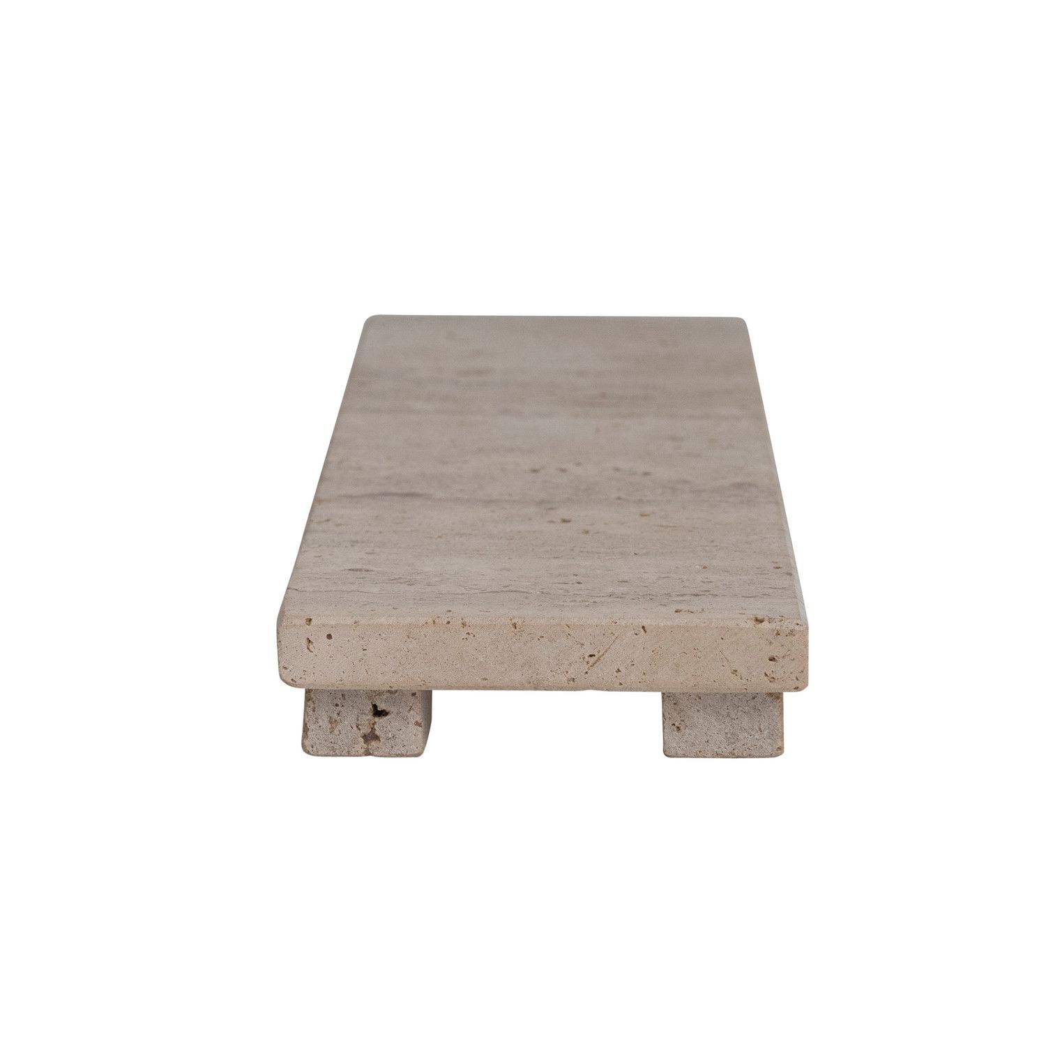 Stone Footed Serving Board, Beige
