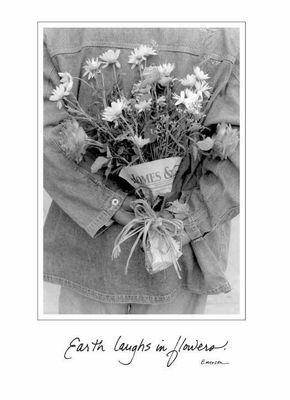 Earth laughs in flowers. - Birthday Card