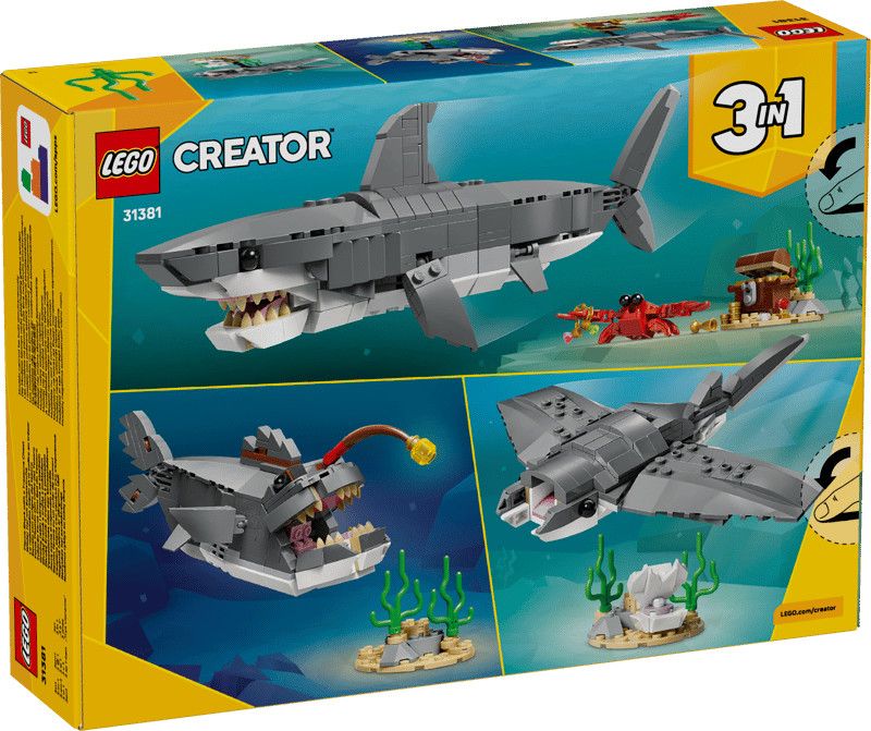 LEGO Fierce Shark with a Treasure Chest
