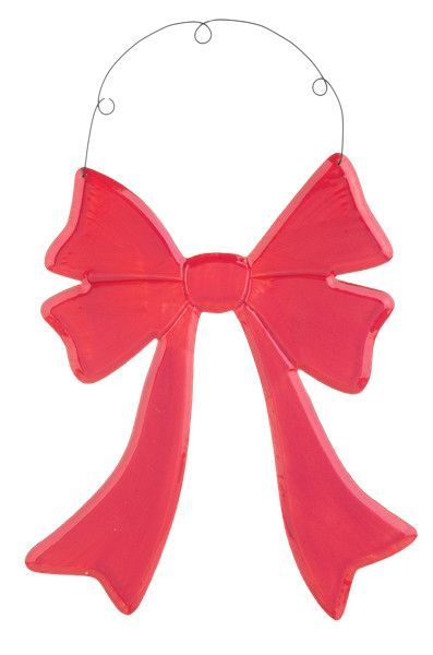 Bow Ornament Red