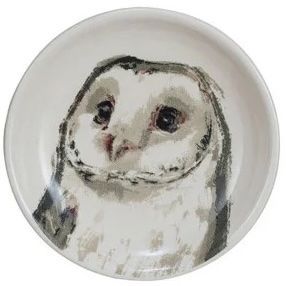 Stoneware Dish Owl
