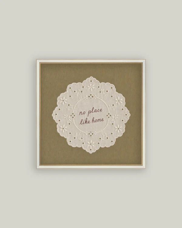 No Place Like Home Sign 15” x 15”