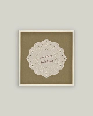 No Place Like Home Sign 15” x 15”