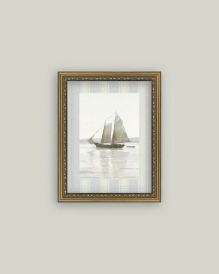 Watercolor Sailboat Vintage Wall Art Print