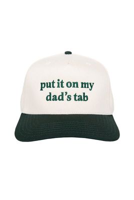 Put It On My Dad's Tab Vintage Trucker Hat