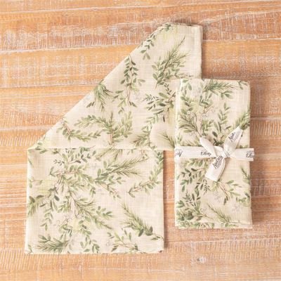 Holly Christmas Napkin