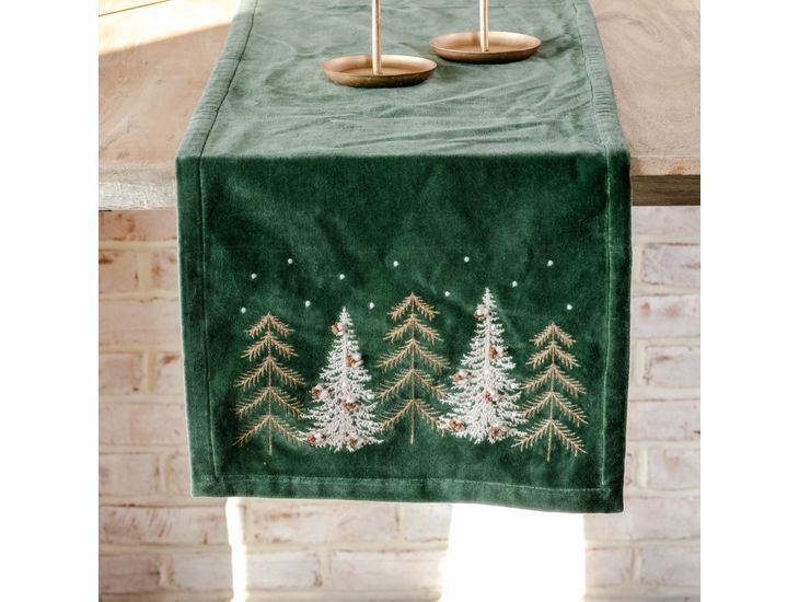 Velvet Pines Table Runner 72”