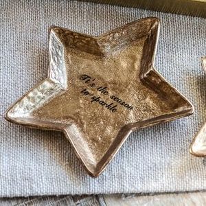 Pewter Star With Sayings Season To Sparkle