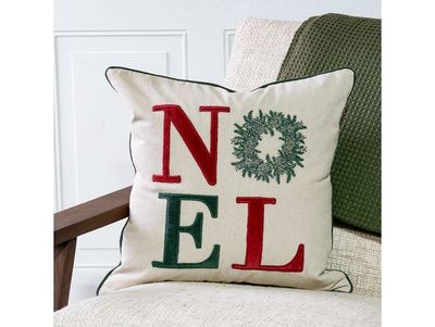 Noel Wreath Pillow