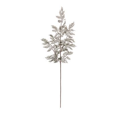 Snowy Pine Stem Decor Accent