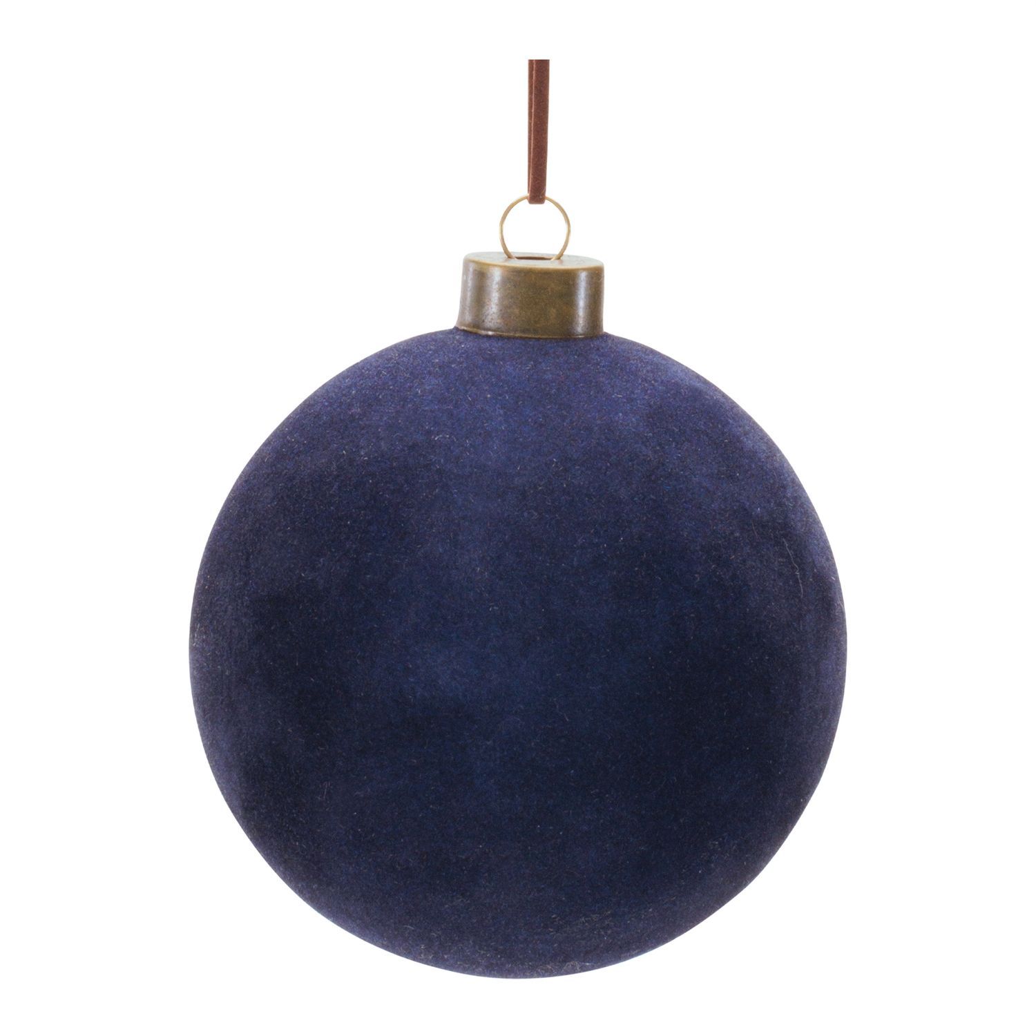 Blue Glass Ball Ornament Large