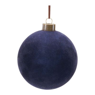Blue Glass Ball Ornament Large