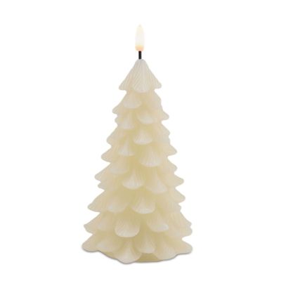White LED Tree Candle 9"