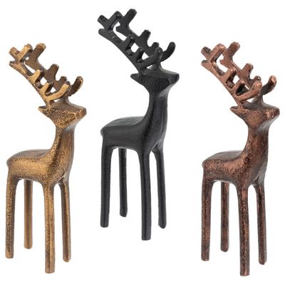 Tall Metallic Decorative Deer