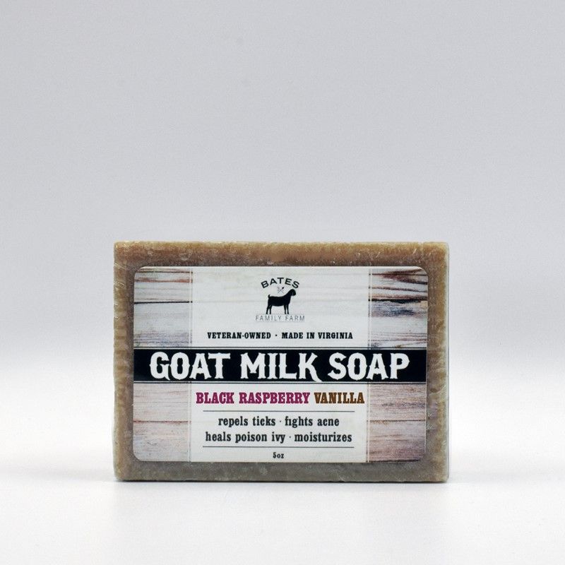 Bates Family Farm Goat Milk Soap Black Raspberry Vanilla
