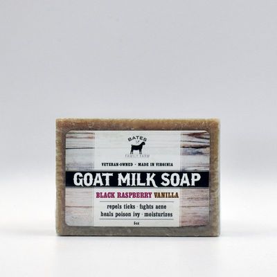 Bates Family Farm Goat Milk Soap Black Raspberry Vanilla