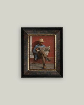 Morning Edition Vintage Framed Art Print