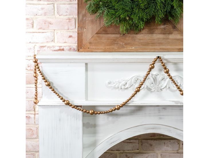 Gold Beads Jute Loops