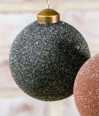 Sparkle Ball Ornaments 3”, Color: Green