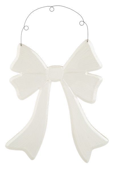 Bow Ornament White