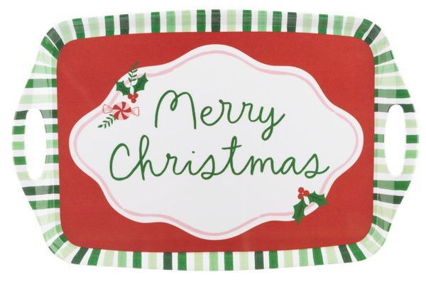 Serving Tray Merry Christmas