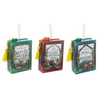 Christmas Storybook with Tassel Ornament