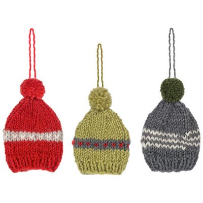 Knit Winter Hat Ornament