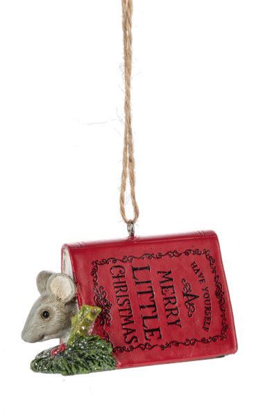 Mouse Storybook Ornament, Style: 1