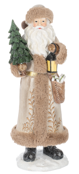 Sandstone Santa Figurine Tree