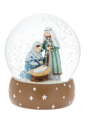 Holy Family Snow Globe