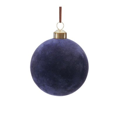 Blue Glass Ball Ornament Small