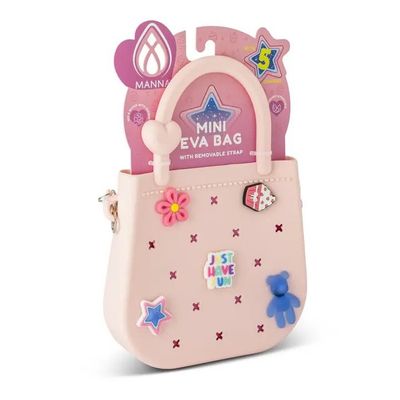 Silicone Mini Girls Bag with Strap | Pink