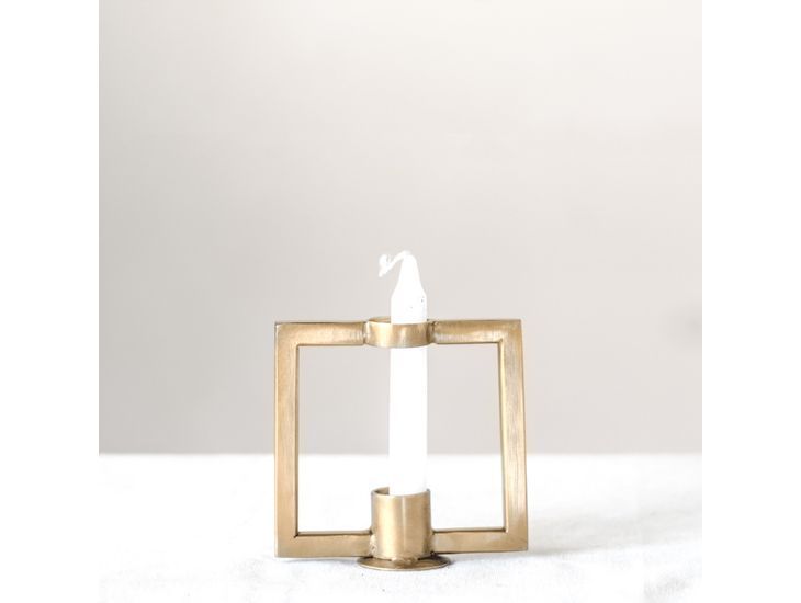 4" Square Candle Holder