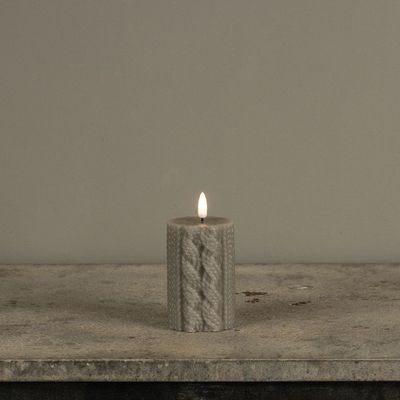Sweater 3D Flame LED Candle 4"